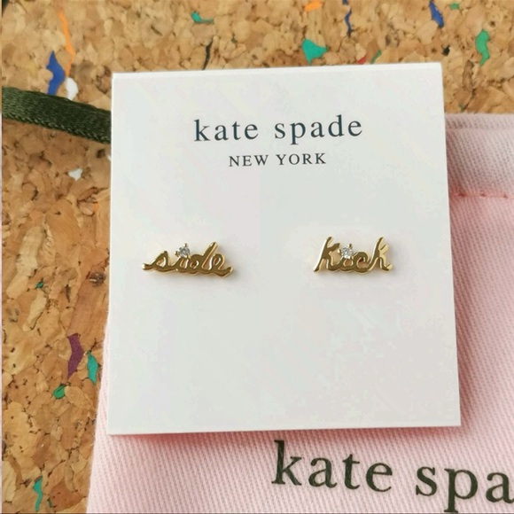 kate spade Jewelry - Kate spade SIDE KICK earrings NWT Dust bag included